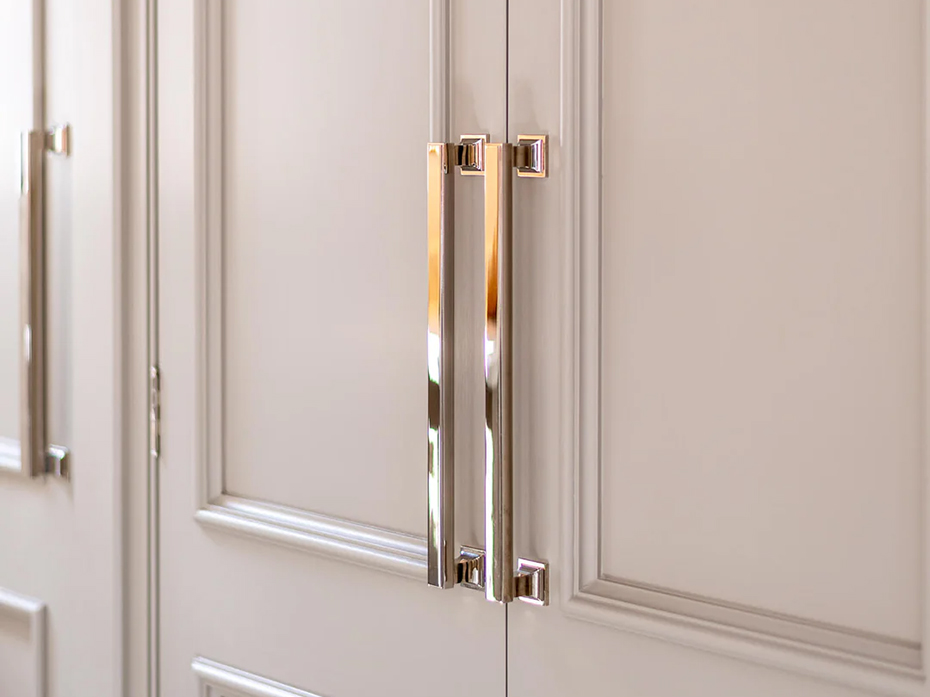 Мебельная ручка-скоба Armac Martin Jefferson 125 мм полированный хром