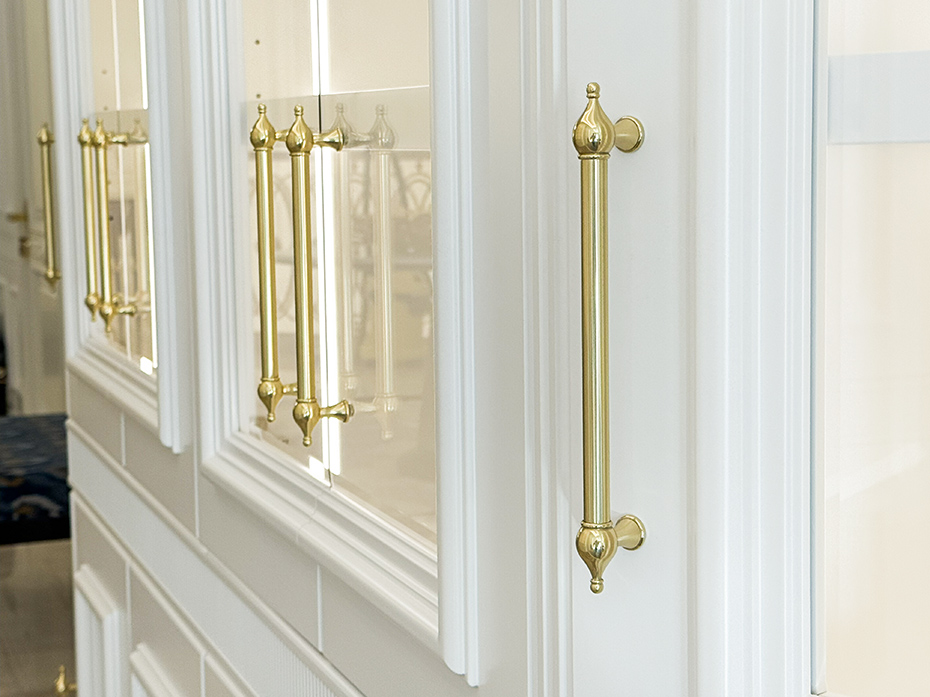 Мебельная ручка-скоба Armac Martin Belgrave 317 мм полированная латунь