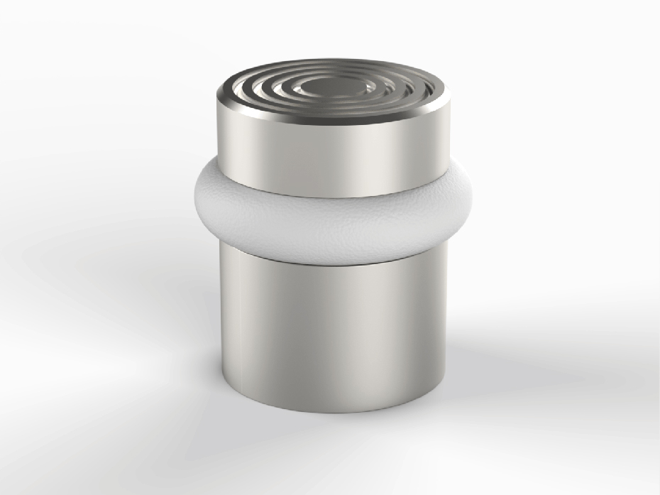 Ограничитель напольный Frank Allart FG-2138 матовый никель