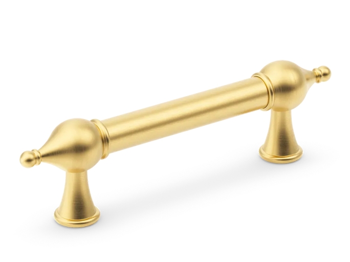 Мебельная ручка-скоба Armac Martin Belgrave 208 мм матовая латунь