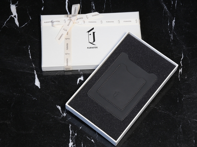 Обложка кожаная для автодокументов FURNITEK модель FG-0203013 в подарочной коробке