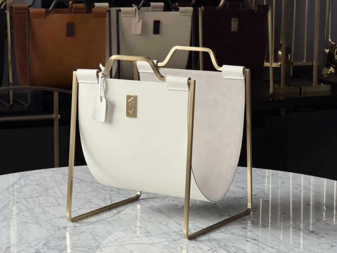 Подставка под сумки большая FG-12060БП матовая латунь