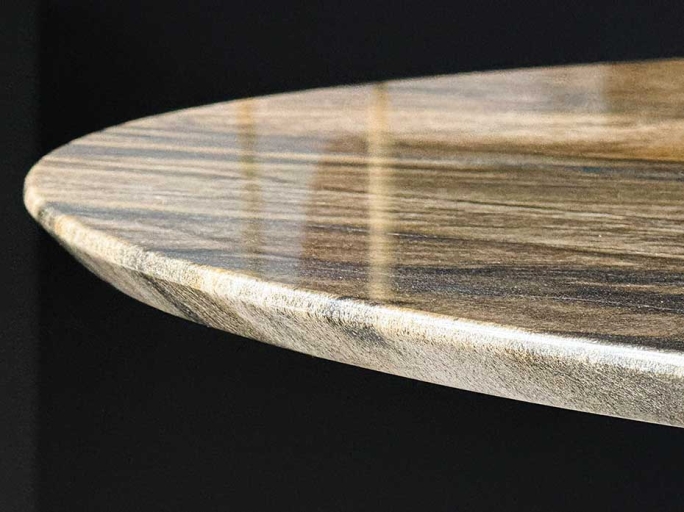 Стол обеденный круглый Ar-Deco FG-079 полированная латунь