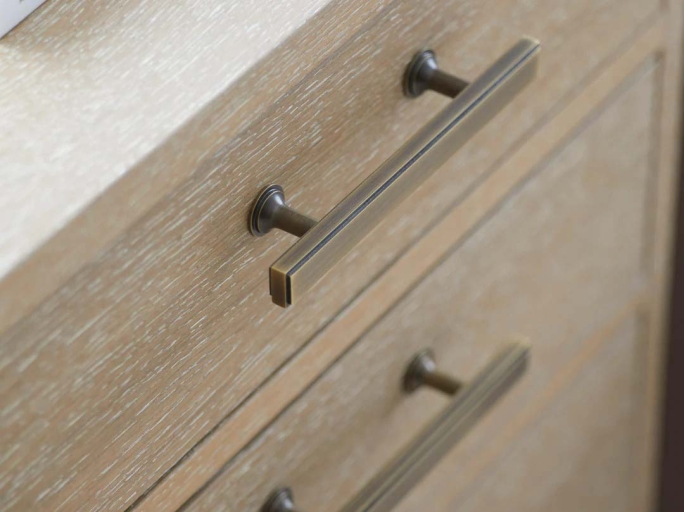 Мебельная ручка-скоба Armac Martin Rotunda Длина 288 мм матовая бронза