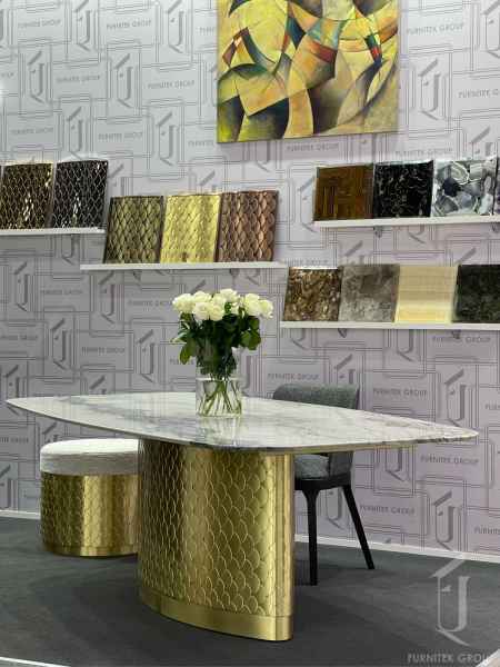 Стол обеденный овальный FURNITEK